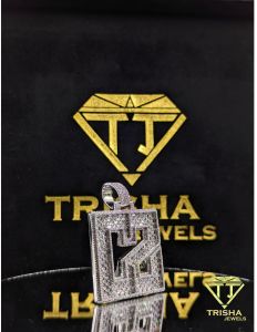 925 Sterling Silver Iced Out VVS Moissanite Diamond Hip Hop Charm Pendant