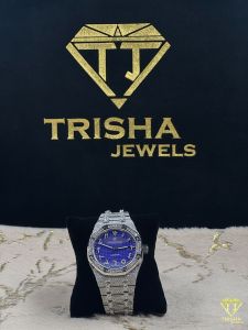 Custom VVS Iced Out Moissanite Diamond Watch