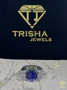 Custom VVS Iced Out Moissanite Diamond Watch