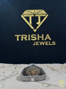 Custom VVS Iced Out Moissanite Diamond Watch