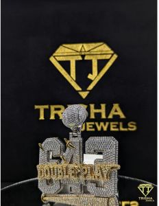 925 Sterling Silver Custom Name Moissanite Diamonds Hip Hop Statement Jewelry Pendant