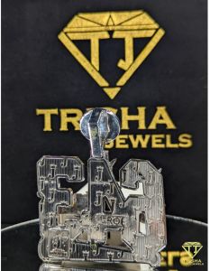 925 Sterling Silver Custom Name Moissanite Diamonds Hip Hop Statement Jewelry Pendant