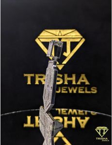 Hip Hop VVS Moissanite Diamonds 925 Sterling Silver Crown Shield Pendant