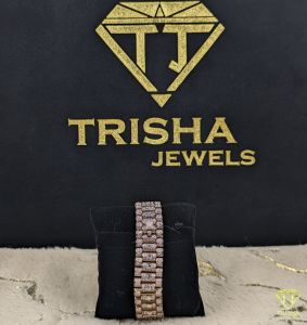 Luxury Rose Gold Moissanite Fully Iced Out Watch