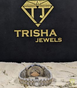 Luxury Full Pave VVS Moissanite Diamond Iced Out Hip Hop Wrist Watch
