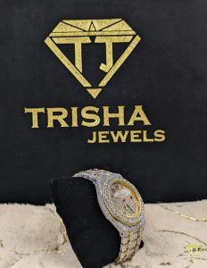 Luxury Full Pave VVS Moissanite Diamond Iced Out Hip Hop Wrist Watch