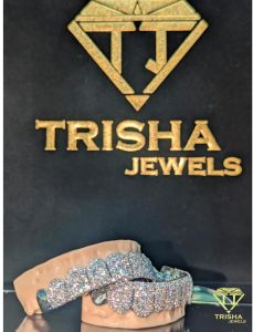 925 Sterling Silver VVS Moissanite Diamond Iced Out Teeth Caps Grillz