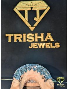 925 Sterling Silver VVS Moissanite Diamond Iced Out Teeth Caps Grillz