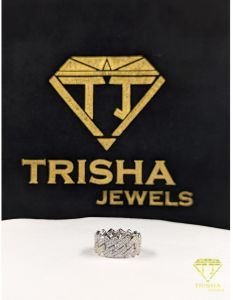 925 Sterling Silver Hip Hop VVS Moissanite Diamond Iced Out Band Ring