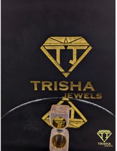 925 Sterling Silver Gold Plated VVS Moissanite Diamonds Hip Hop Iced Out Square Ring