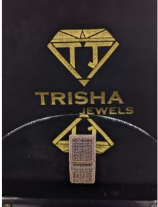 925 Sterling Silver Gold Plated VVS Moissanite Diamonds Hip Hop Iced Out Square Ring