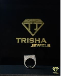 Moissanite Diamonds 925 Sterling Bling Hip Hop Style Iced Square Ring