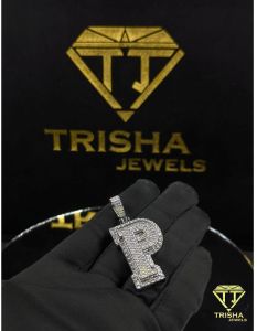 925 Sterling Silver Iced Out Moissanite Diamond Hip Hop Custom Charm Jewelry Pendant