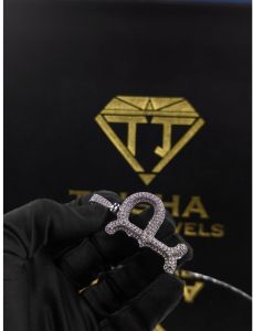 925 Sterling Silver Iced Out Moissanite Diamond Hip Hop Custom Charm Jewelry Pendant