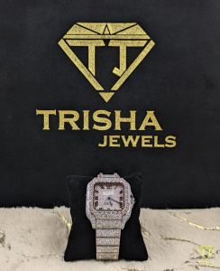 Luxury Iced Out VVS Moissanite Diamond Hip Hop Watch