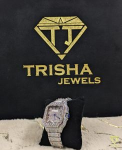 Luxury Iced Out VVS Moissanite Diamond Hip Hop Watch