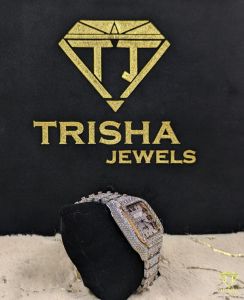 Luxury Iced Out VVS Moissanite Diamond Hip Hop Watch