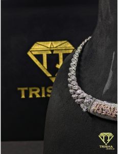Luxury Hip Hop Moissanite Diamond Cuban Link Chain