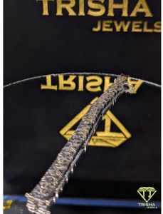 925 Sterling Silver VVS Moissanite Diamond Hip Hop Style Iced Out Bracelet