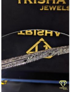 925 Sterling Silver VVS Moissanite Diamond Hip Hop Style Iced Out Bracelet
