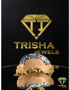 925 Sterling Silver Moissanite Diamond Hip Hop Iced Out Teeth Grillz