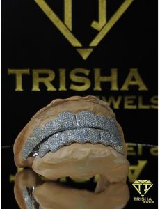 925 Sterling Silver Moissanite Diamond Hip Hop Iced Out Teeth Grillz