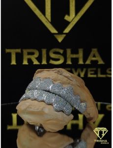 925 Sterling Silver Moissanite Diamond Hip Hop Iced Out Teeth Grillz