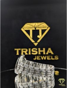 Luxury Rainbow Dial Fully Iced Out Silver VVS Moissanite Diamond Hip Hop Wrist Watch