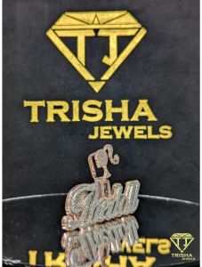 VVS Moissanite Diamonds 925 Sterling Silver Hip Hop Men Iced Out the Doll Name Pendant