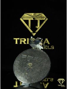 Custom NT Round Fully Iced Out VVS Moissanite Diamond Hip Hop Chain Pendant