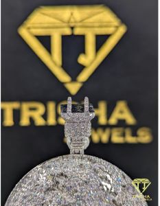925 Sterling Silver Premium Globe Fully Iced VVS Moissanite Diamonds Hip Hop Jewelry Pendant