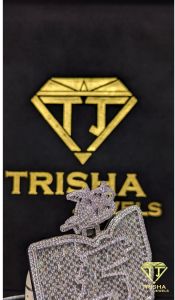 Iced Out VVS Moissanite Diamonds 925 Sterling Silver Number Pendant