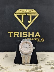 Premium Hip Hop Iced out VVS Moissanite Diamond Men Wristwatch