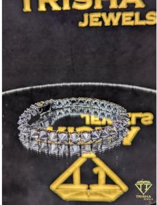 925 Sterling Silver Moissanite Diamond Premium Tennis Bracelet