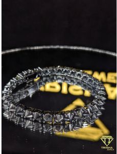 925 Sterling Silver Moissanite Diamond Premium Tennis Bracelet