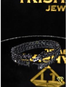 925 Sterling Silver Moissanite Diamond Premium Tennis Bracelet