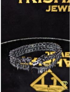 925 Sterling Silver Moissanite Diamond Premium Tennis Bracelet