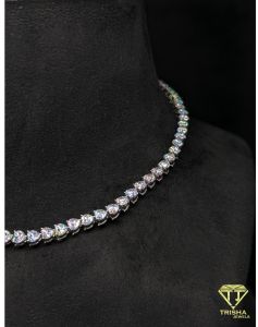 925 Sterling Silver VVS Moissanite Diamond Hip Hop Iced Out Premium Heart Necklace