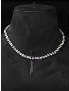 925 Sterling Silver VVS Moissanite Diamond Hip Hop Iced Out Premium Heart Necklace