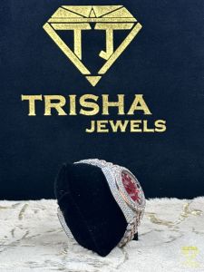 Red Dial VVS Moissanite Diamond Luxury Watch