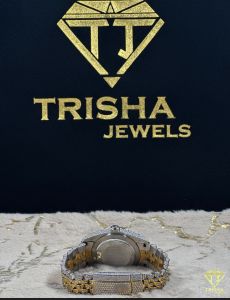 Red Dial VVS Moissanite Diamond Luxury Watch