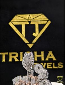 925 Sterling Silver VVS Moissanite Diamond Iced Out Pendant