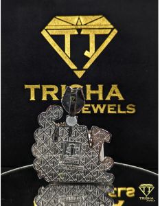 925 Sterling Silver VVS Moissanite Diamond Iced Out Pendant