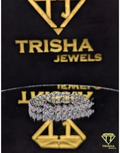 925 Sterling Silver VVS Moissanite Diamond Hip Hop Iced Out Tennis Bracelet
