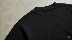 Mens Black Oversized Cotton T Shirt