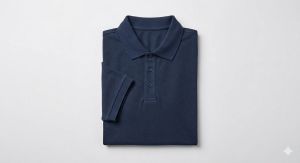 Mens Executive Navy Blue Cotton Polo T Shirt