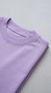 Mens Lavender Oversized Cotton T Shirt