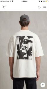 Mens White Oversized Cotton T Shirt
