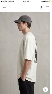 Mens White Oversized Cotton T Shirt