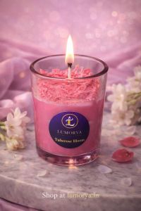 Tuberose Bloom Glass Candle